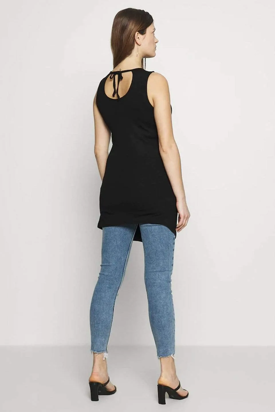 Destry Sleeveless Nursing Top Black