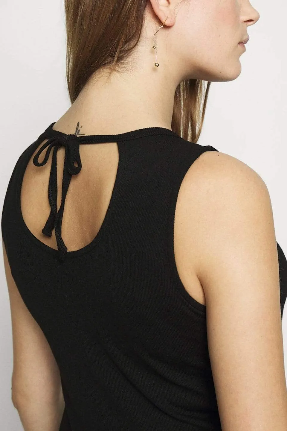 Destry Sleeveless Nursing Top Black