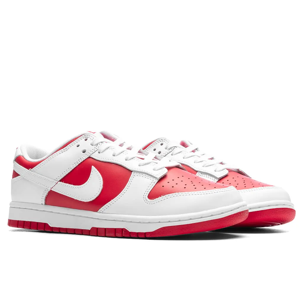 Dunk Low Retro 'Championship'- University Red/White