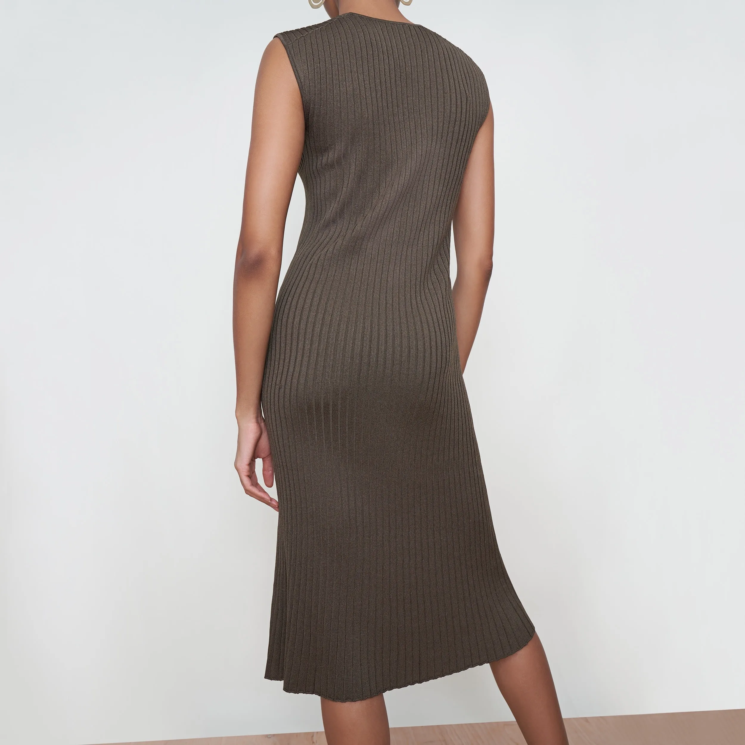 Dylan Dress - Slinky Knit :: Safari