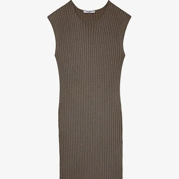 Dylan Dress - Slinky Knit :: Safari