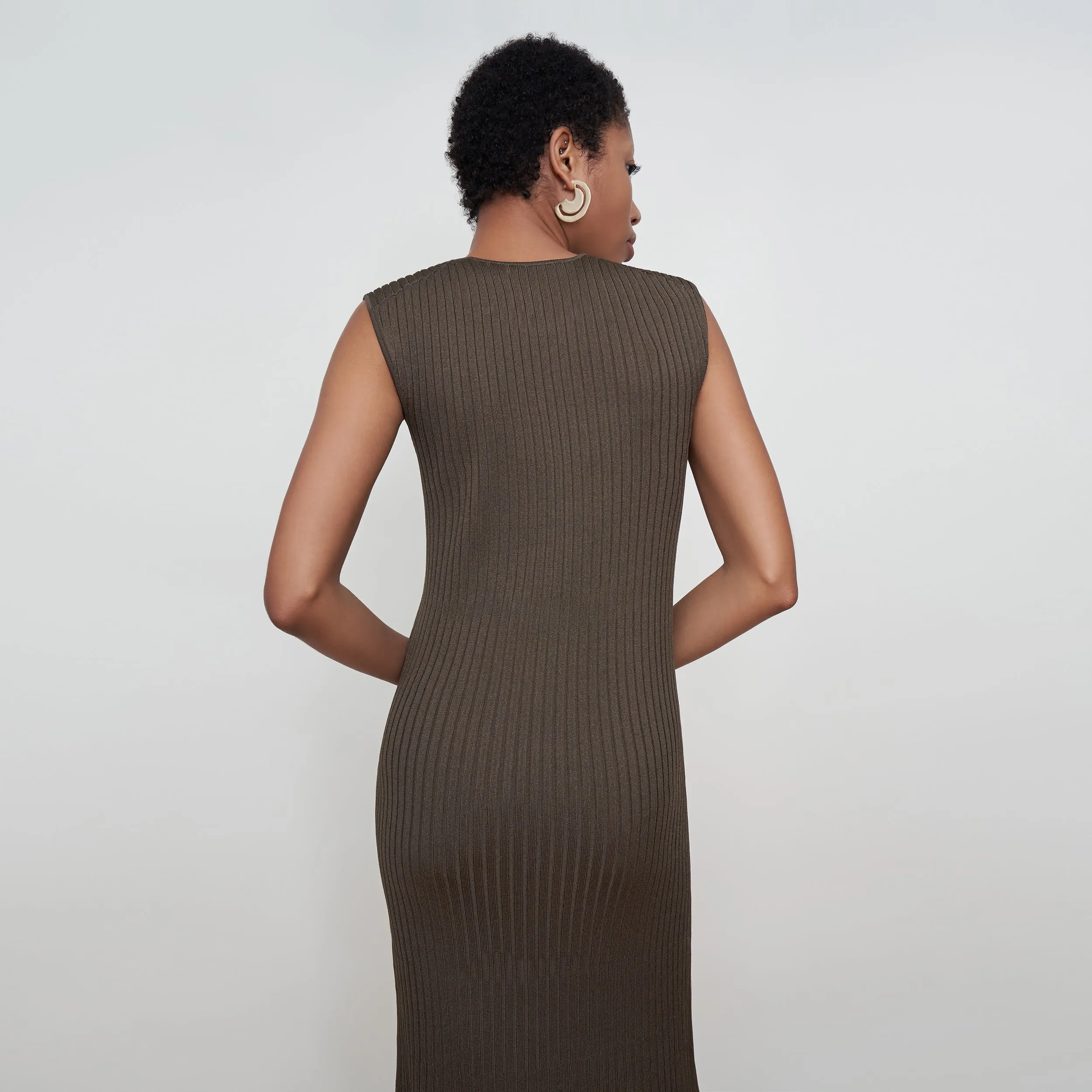 Dylan Dress - Slinky Knit :: Safari