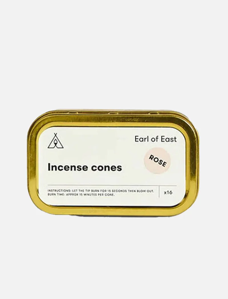 Earl of East Incense Cones Rose