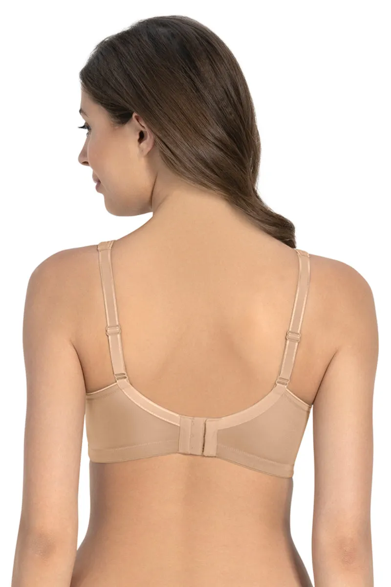 Elegant Support Non-padded & Non-wired Bra - Sandalwood