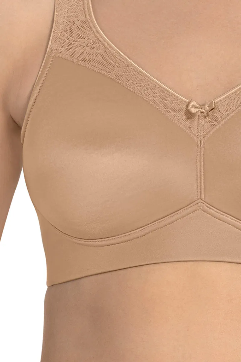 Elegant Support Non-padded & Non-wired Bra - Sandalwood