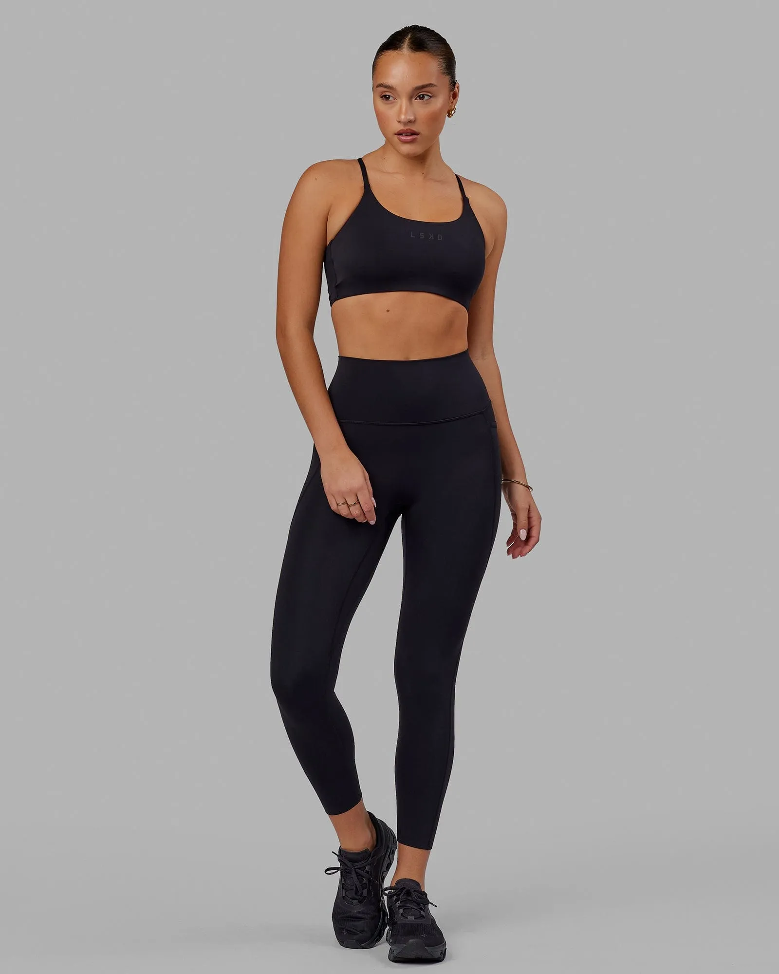 Elixir 7/8 Length Leggings With Pockets - Black