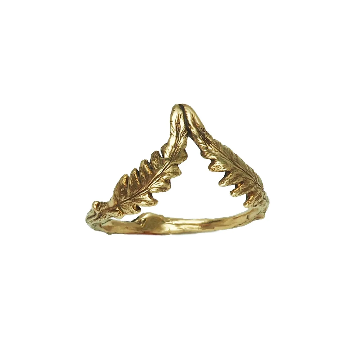 Fern tiara ring