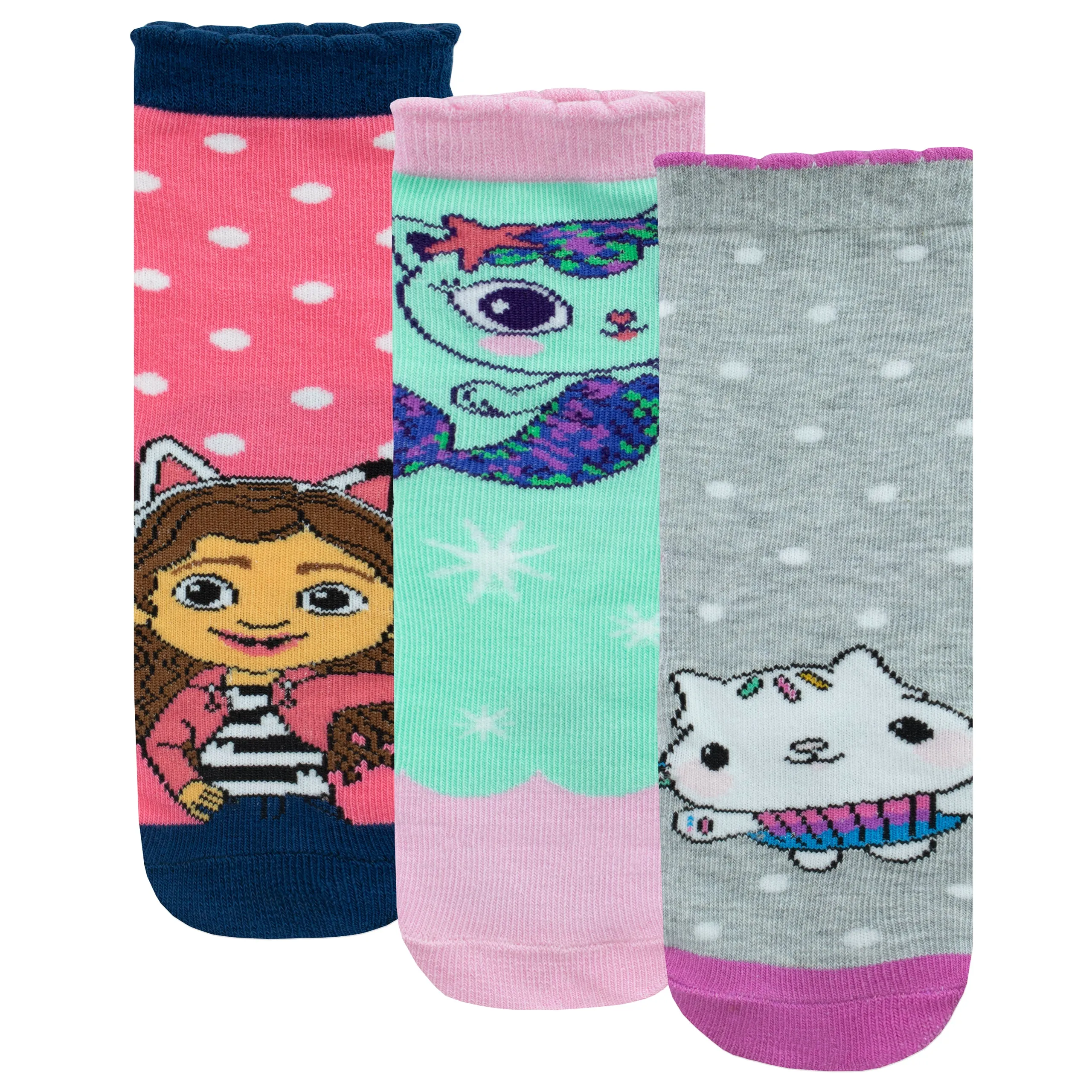 Gabby's Dollhouse Socks 3 Pack