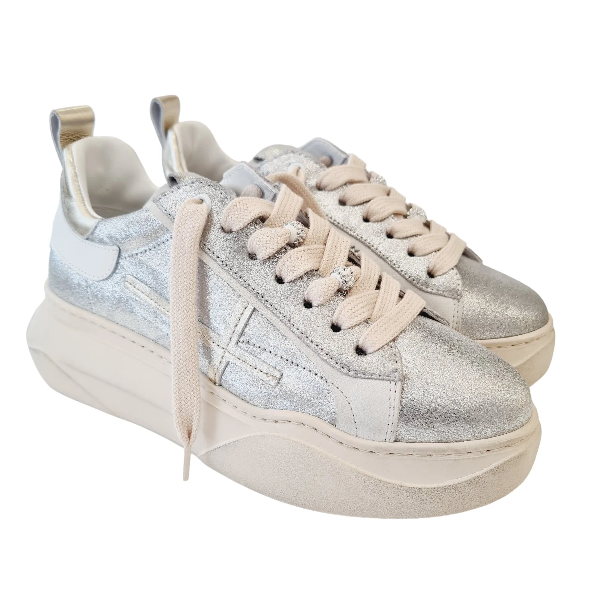 Gio  Sneakers Donna Argento Rif.25