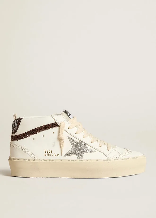 Golden Goose Hi Midstar Glitter Star Wave