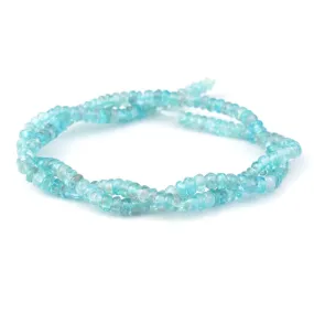 Green Apatite 4X2mm Rondelle - Limited Editions - 15-16 inch