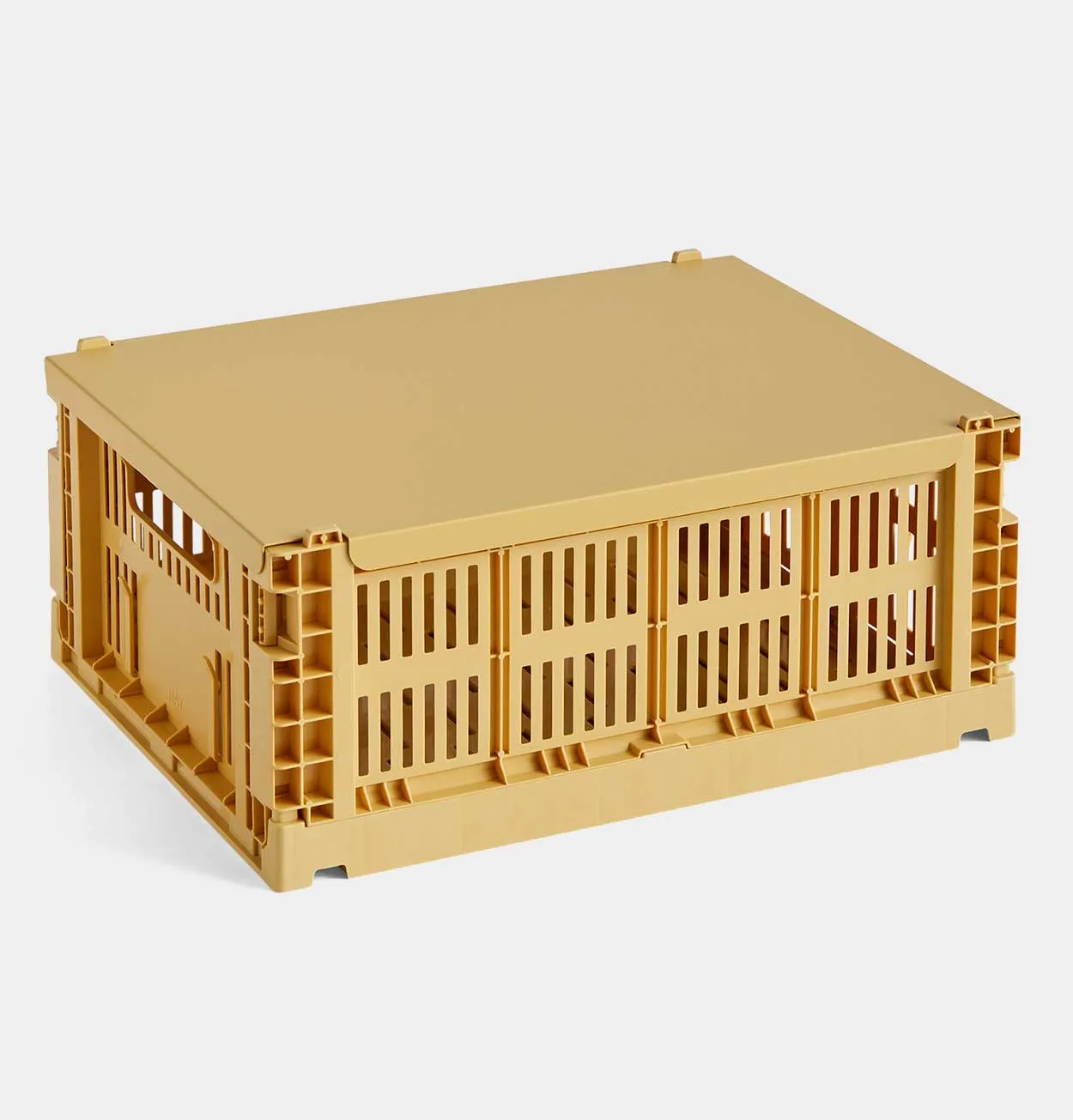 HAY Colour Crate Lid – Medium – Golden Yellow