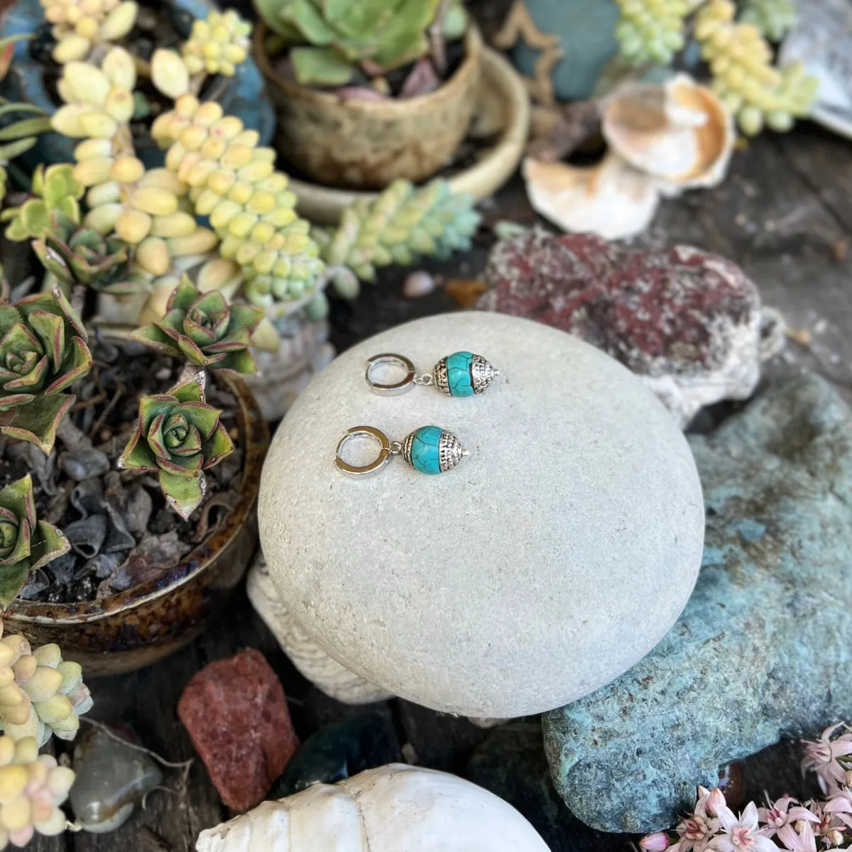 Himalaya Harmony Earrings - Turquoise