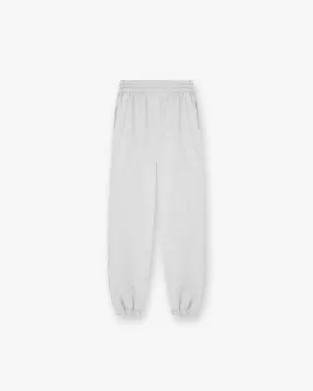 Initial Cuffed Sweatpant - Ice Grey Marl