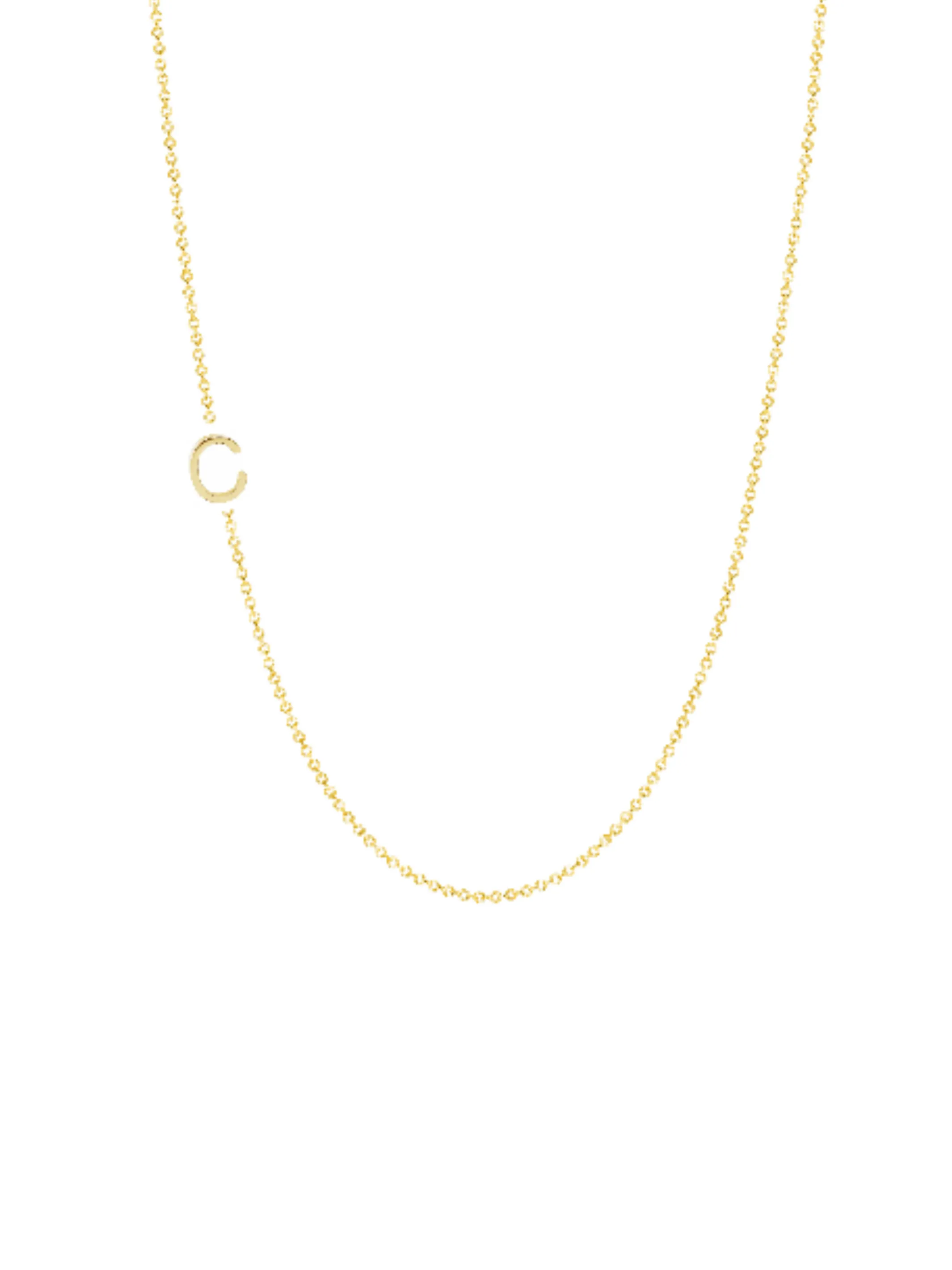 Initial Sample Sale - C  Necklace