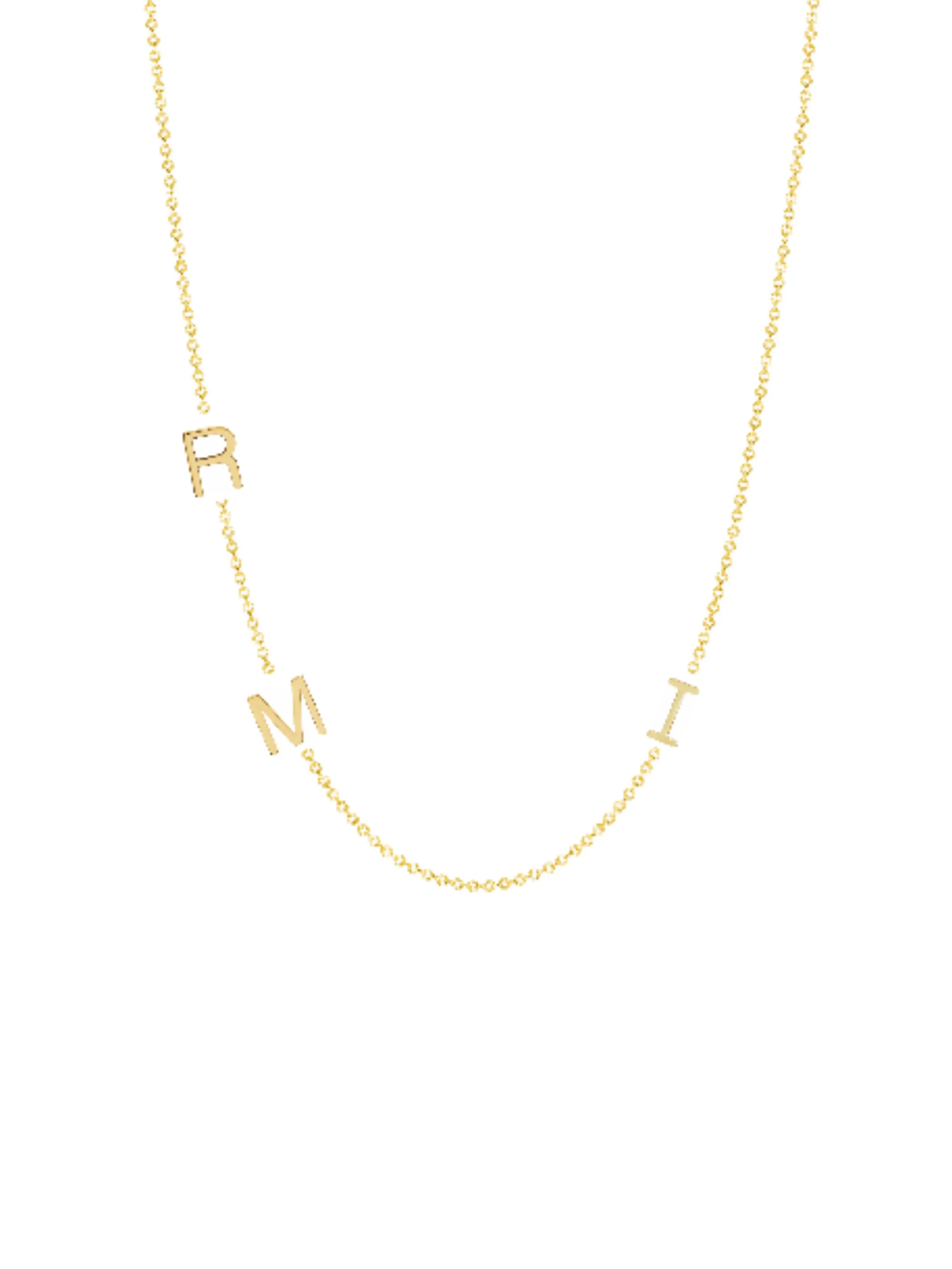 Initial Sample Sale - R M I Necklace