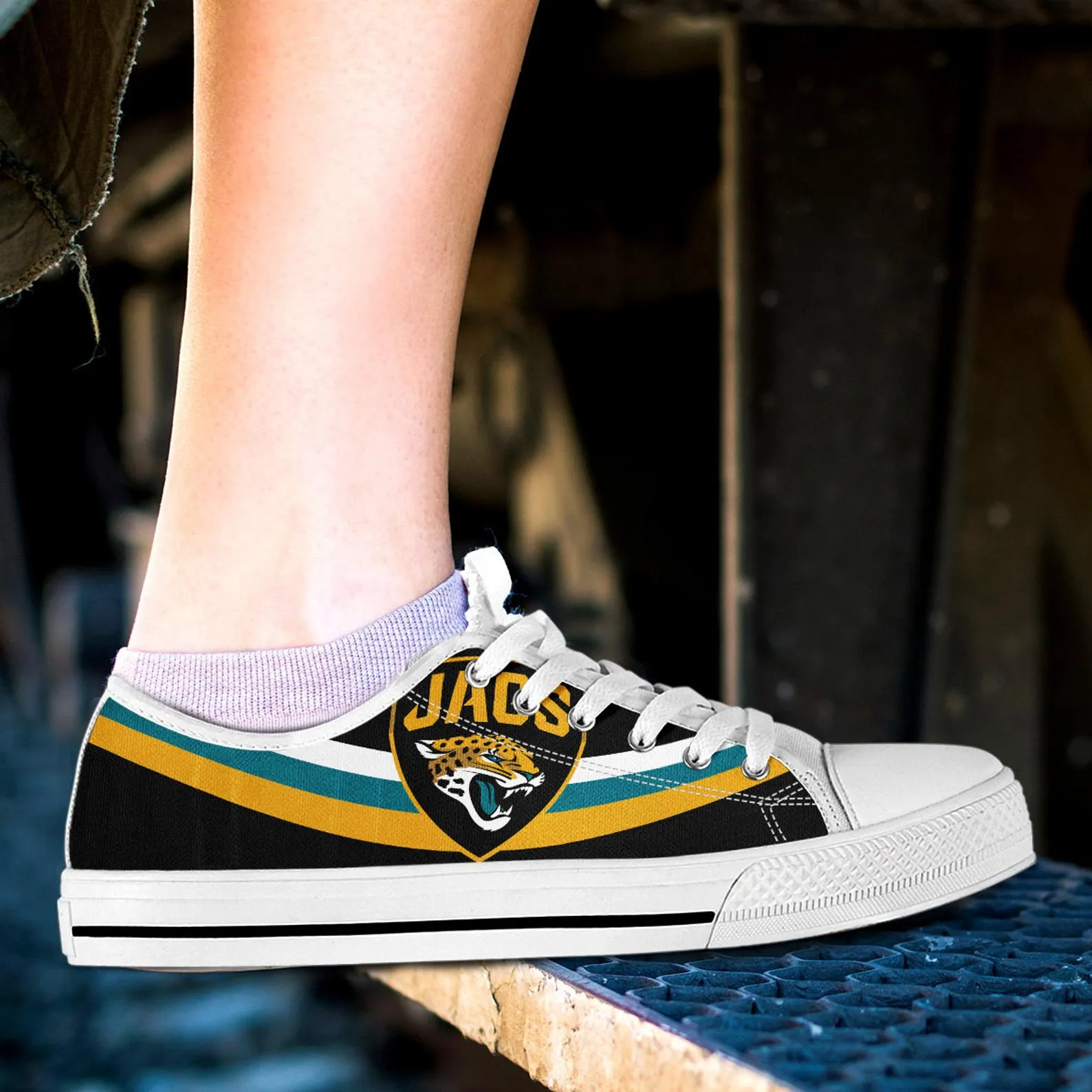 Jacksonville Jaguars Custom Lowtop, Football Custom Shoes, Sport Lowtop, Canvas Shoes, Canvas Lowtop, Unisex Shoes, Gift Birthday