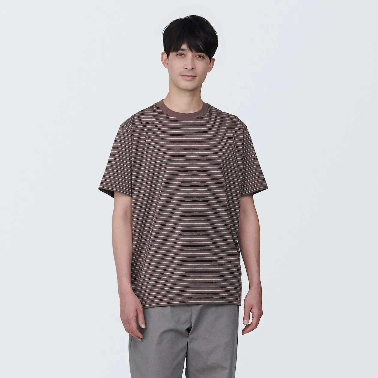 Jersey Striped Crewneck T-Shirt