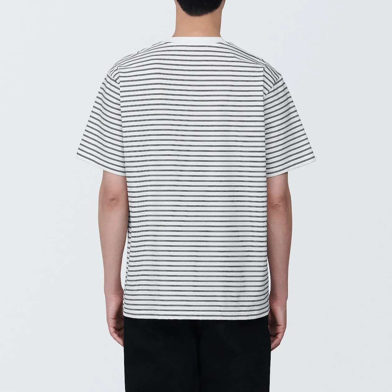 Jersey Striped Crewneck T-Shirt