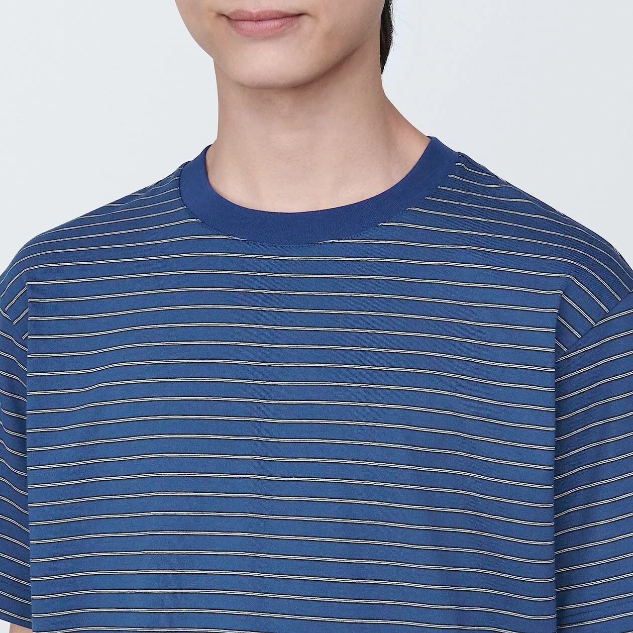 Jersey Striped Crewneck T-Shirt