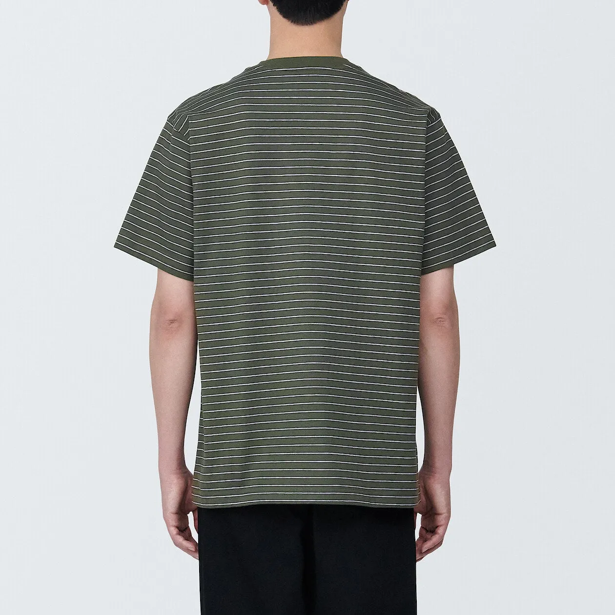 Jersey Striped Crewneck T-Shirt