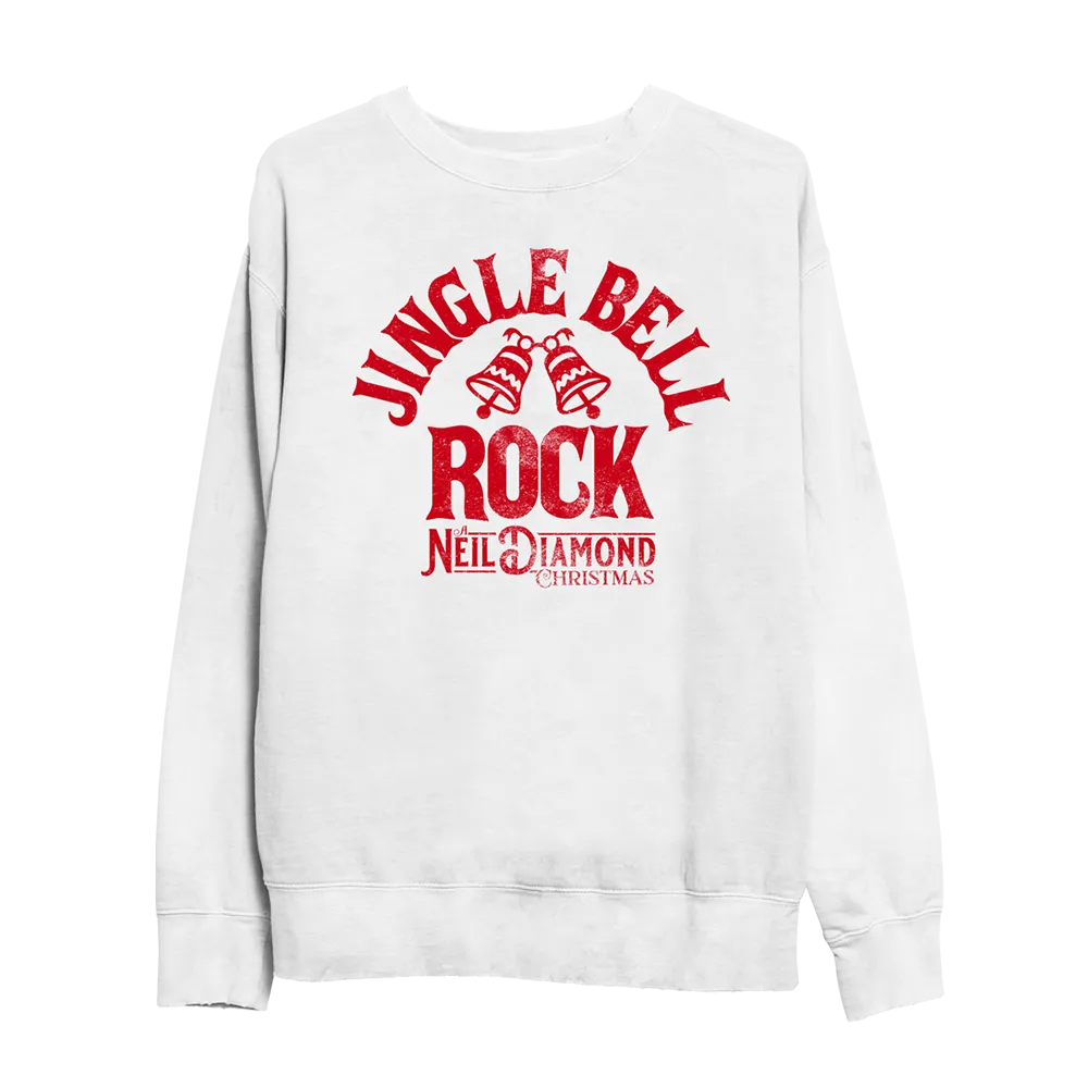 Jingle Bell Rock White Crewneck