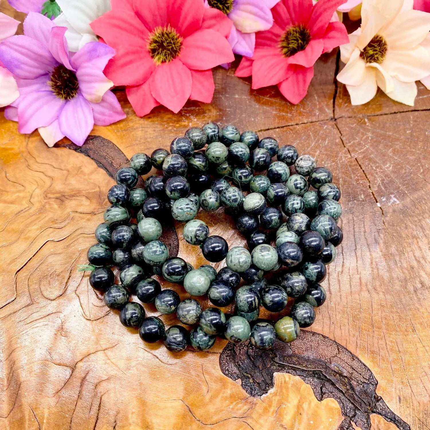 Kambaba Jasper Bracelet,  Crystal for Peace and Tranquility