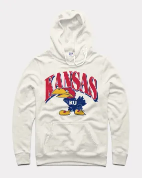 Kansas Jayhawks Logo White Hoodie