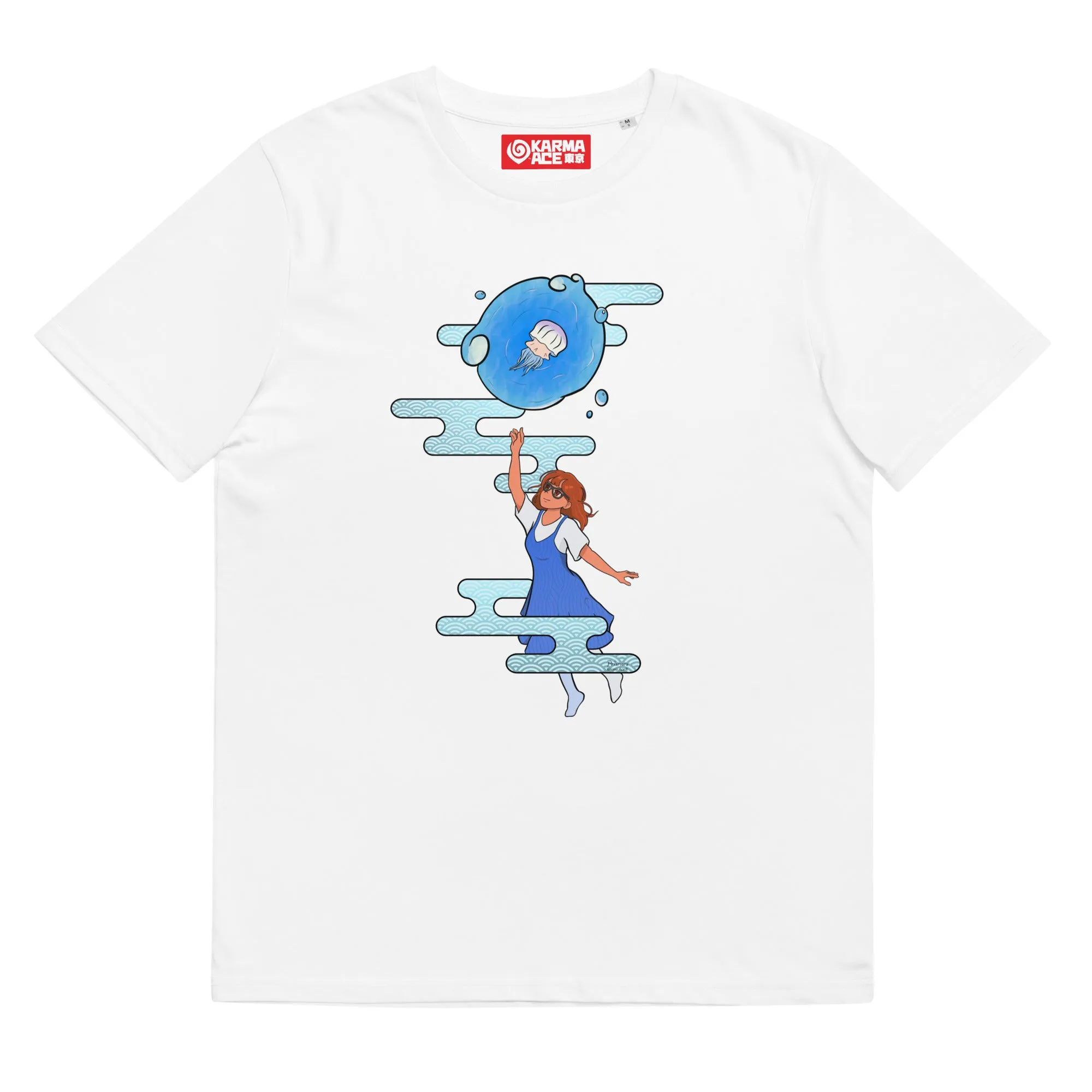 Karma Ace: "Marine Daydream" by Prismara - Unisex organic cotton t-shirt