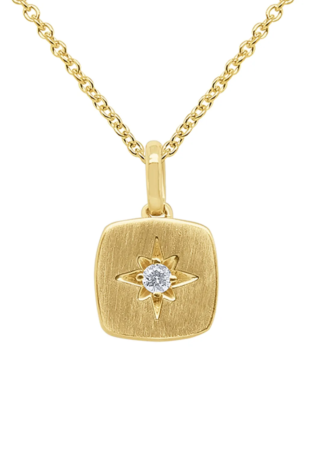 KC Designs 14KYG Northern Star Diamond Necklace