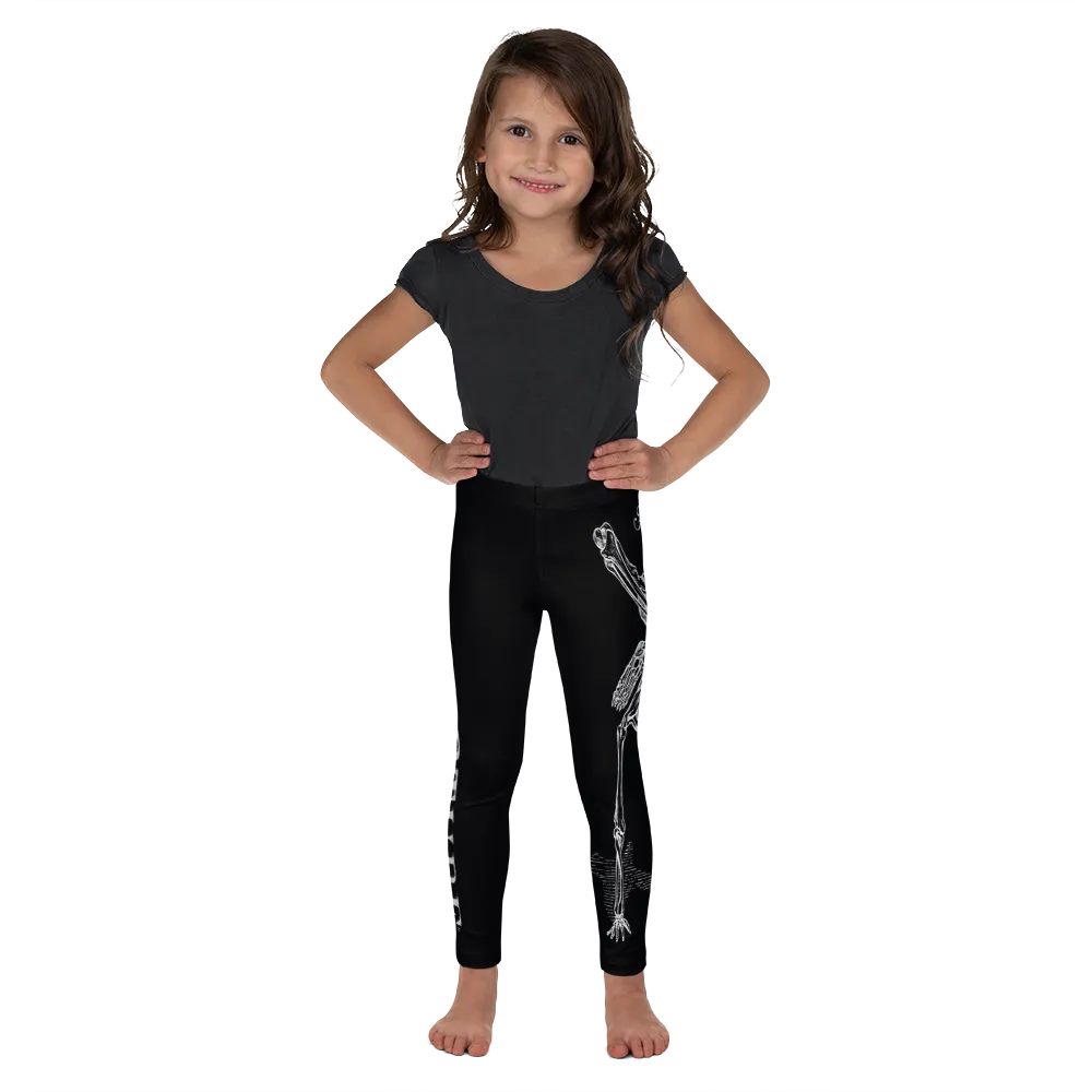 Kids CONTORTURE Leggings: Boney White