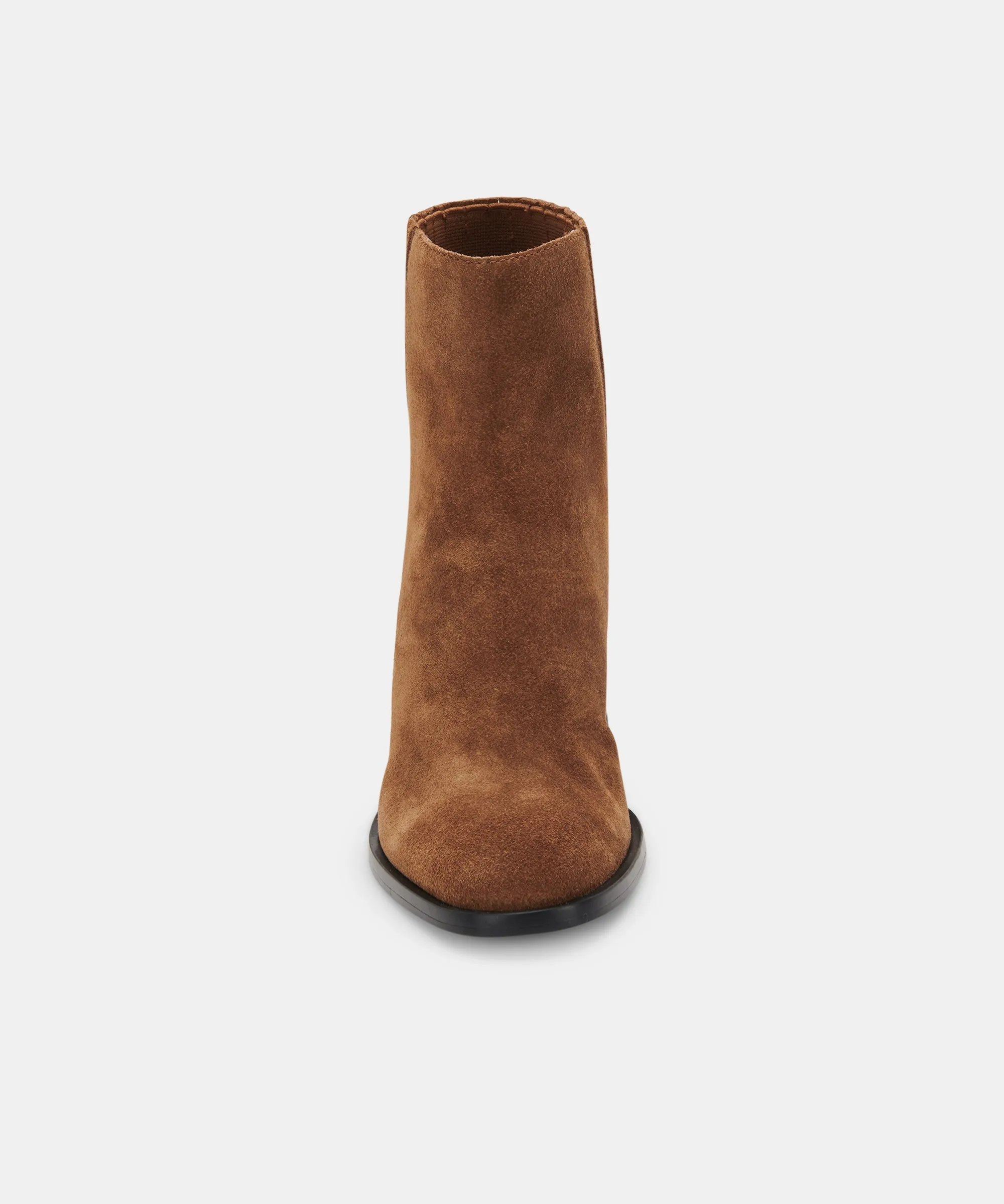 LAYTON BOOTIES DK BROWN SUEDE re:vita