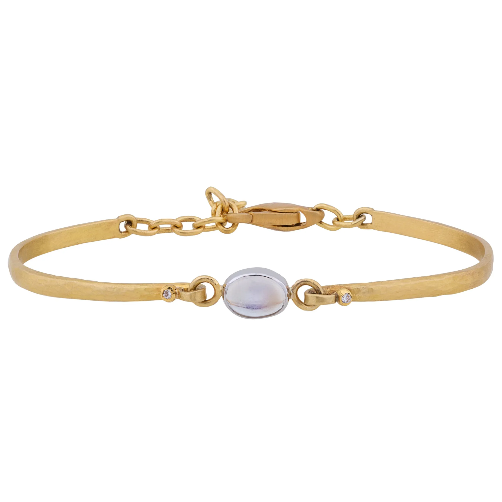 Lika Behar Moondance Bracelet 22K Yellow Gold Rainbow Moonstone