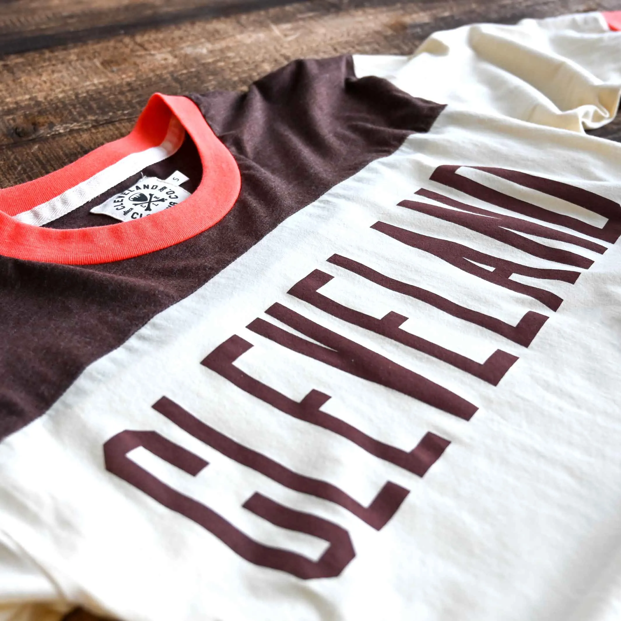 Limited Edition: 'Cleveland' Unisex Three Quarter Sleeve T-Shirt