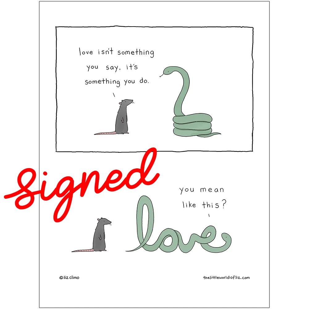 Liz Climo SIGNED Prints!