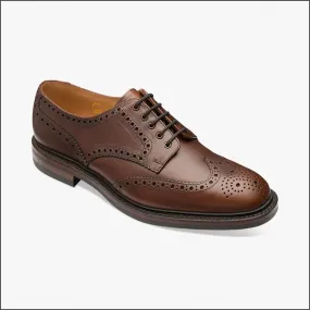 Loake Chester Brown Brogue Shoe Rubber Sole*