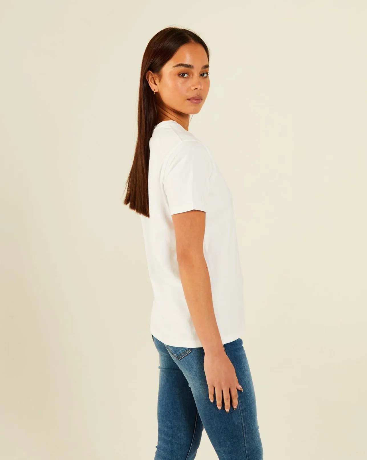 Margie T-Shirt Dove White