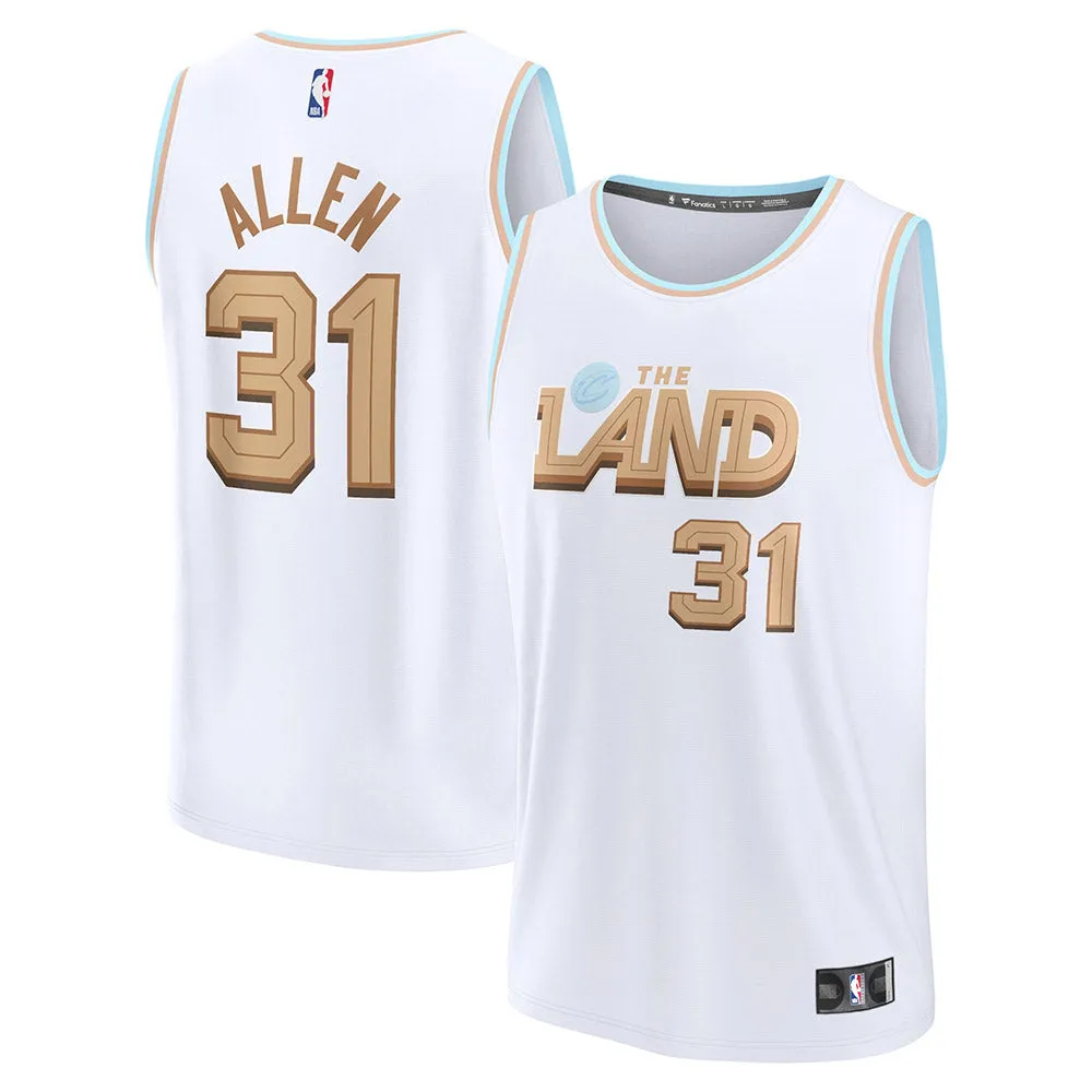 Men's Cleveland Cavaliers Jarrett Allen City Edition Jersey - White