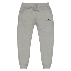 Men's Embroidered Logo Carbon Grey Fleece Sweatpants