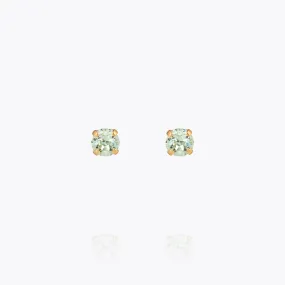 Mini Stud Earrings / Chrysolite