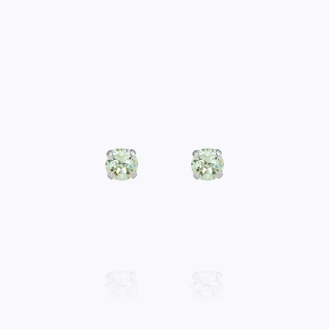 Mini Stud Earrings / Chrysolite