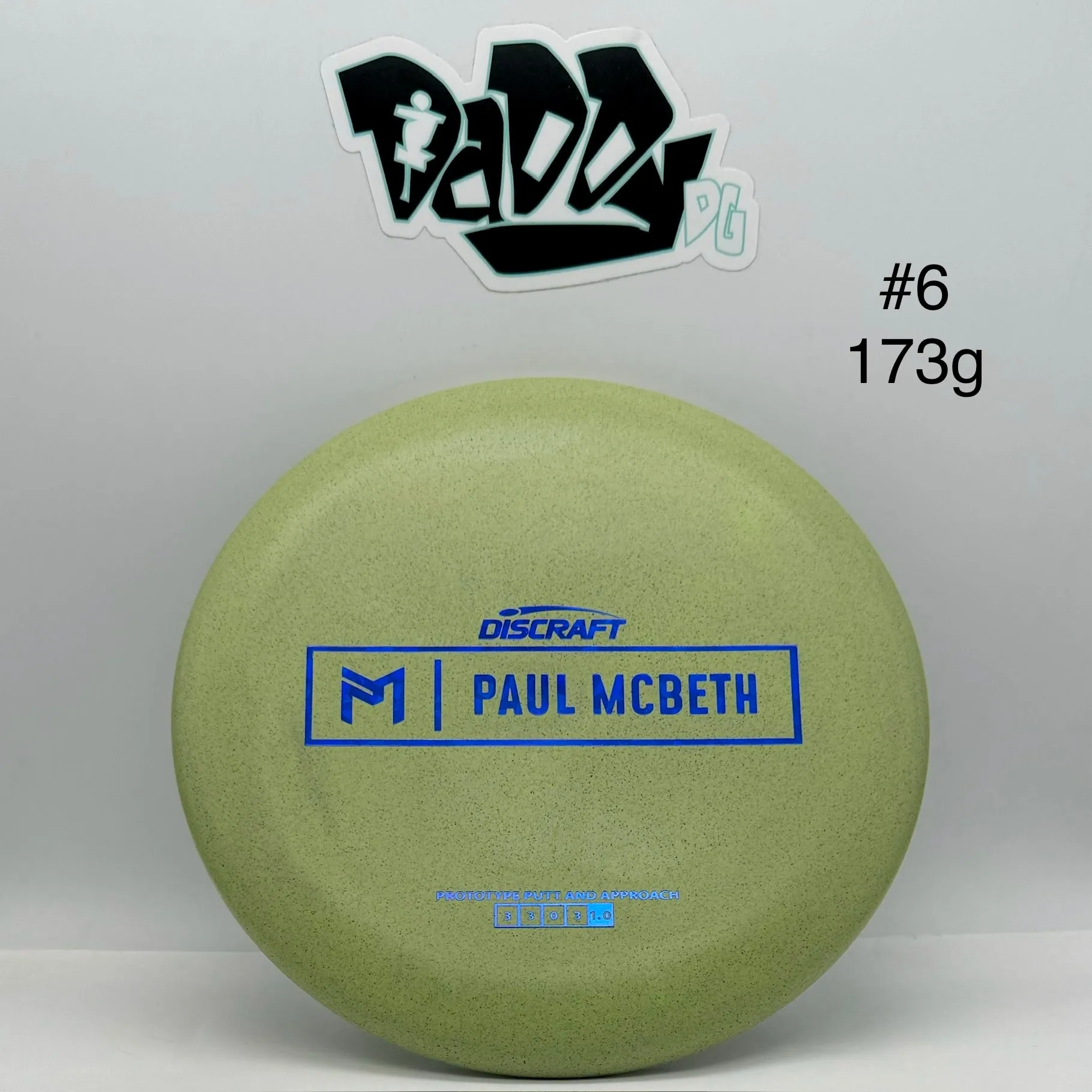 ****NEW Discraft Paul McBeth Kratos Prototype Putt & Approach