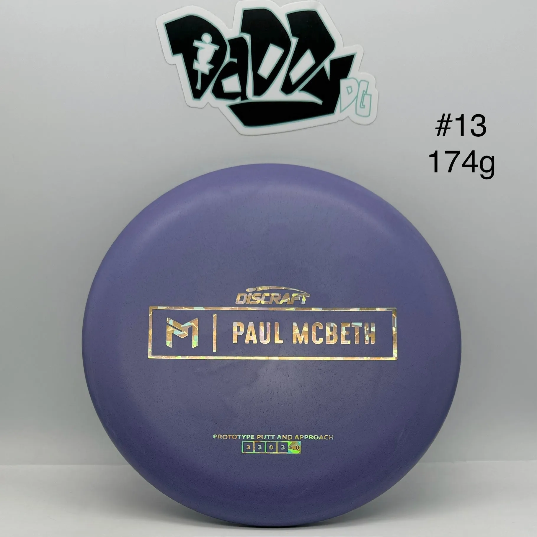 ****NEW Discraft Paul McBeth Kratos Prototype Putt & Approach