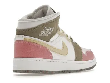 Nike Air Jordan 1 Mid SE Pastel Green (GS) Women's