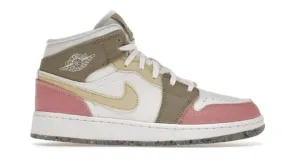 Nike Air Jordan 1 Mid SE Pastel Green (GS) Women's