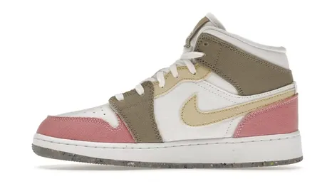 Nike Air Jordan 1 Mid SE Pastel Green (GS) Women's