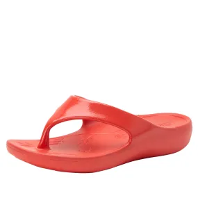 Ode Red Gloss Sandal