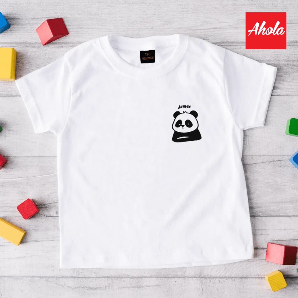 【Pandaboo】Custom Name Short Sleeve Tee 客製純綿T恤