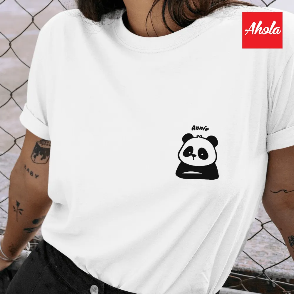 【Pandaboo】Custom Name Short Sleeve Tee 客製純綿T恤