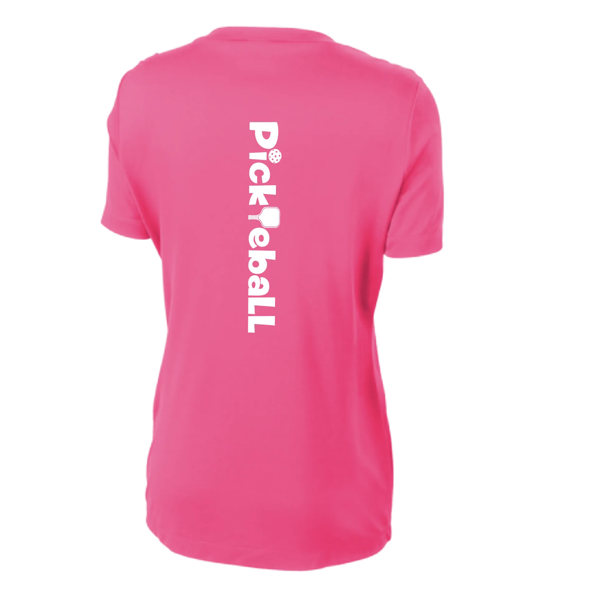 Pickleball Horizontal (Customizable) | Women’s Short Sleeve Crewneck Athletic Shirts | 100% Polyester